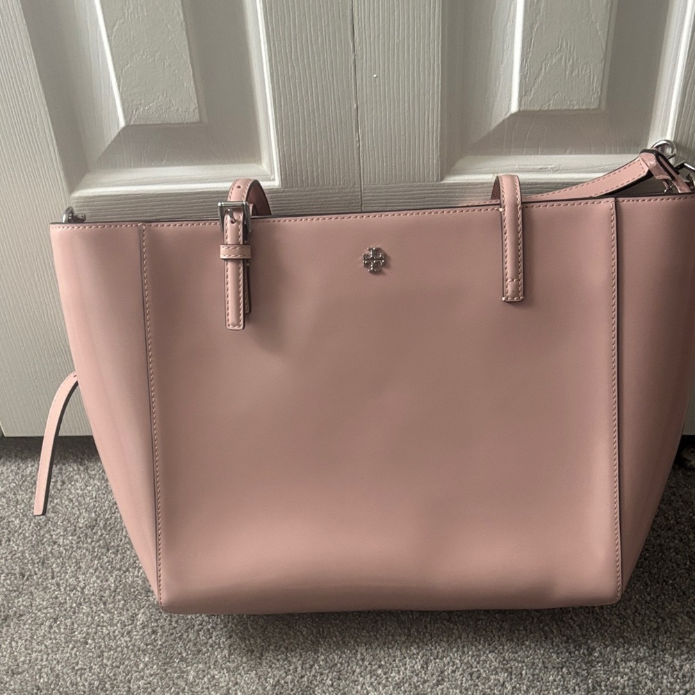 Troy Burch blush pink patent leather tote bag - Picture 5 of 7